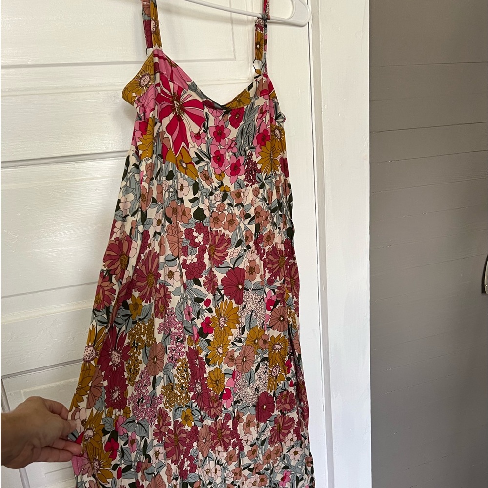 Natural life dress..slit on both sides